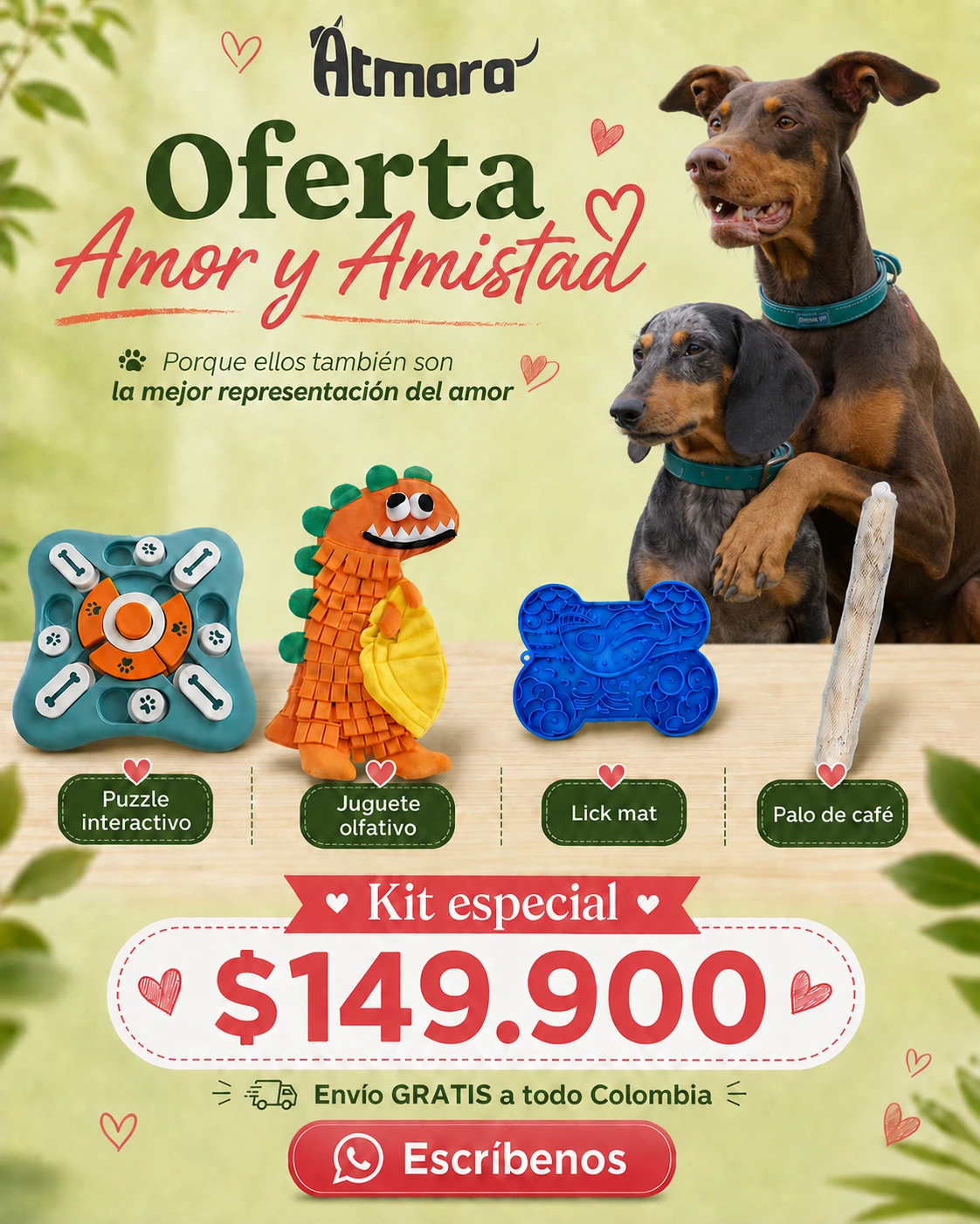 Oferta Amor y Amistad – Kit especial $149.900 con envío gratis